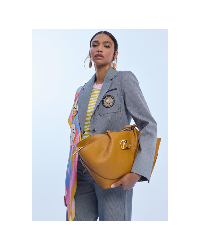Bolso shopper asa trenzada Lola Casademunt