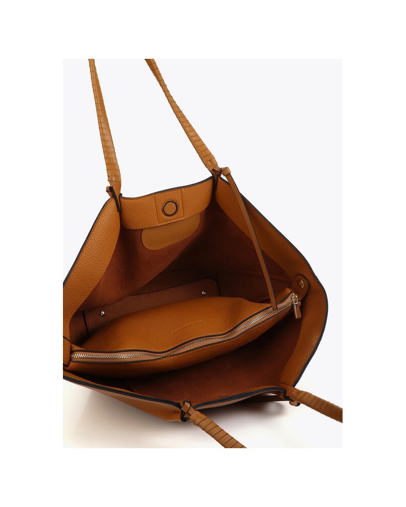 Bolso shopper asa trenzada Lola Casademunt