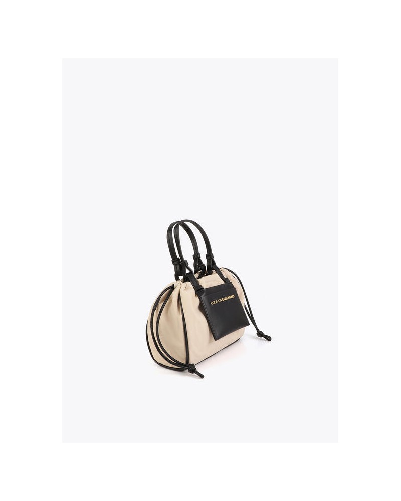 Bolso mini combinado nylon Lola Casademunt