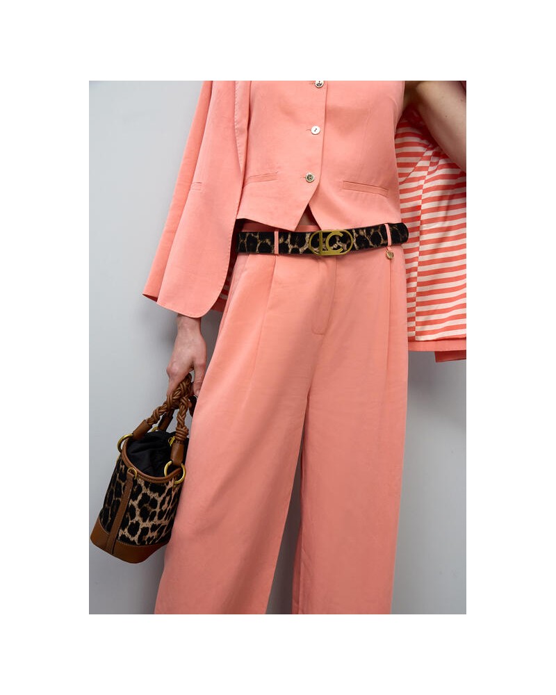 Cinturòn reversible animal print de Lola Casademunt