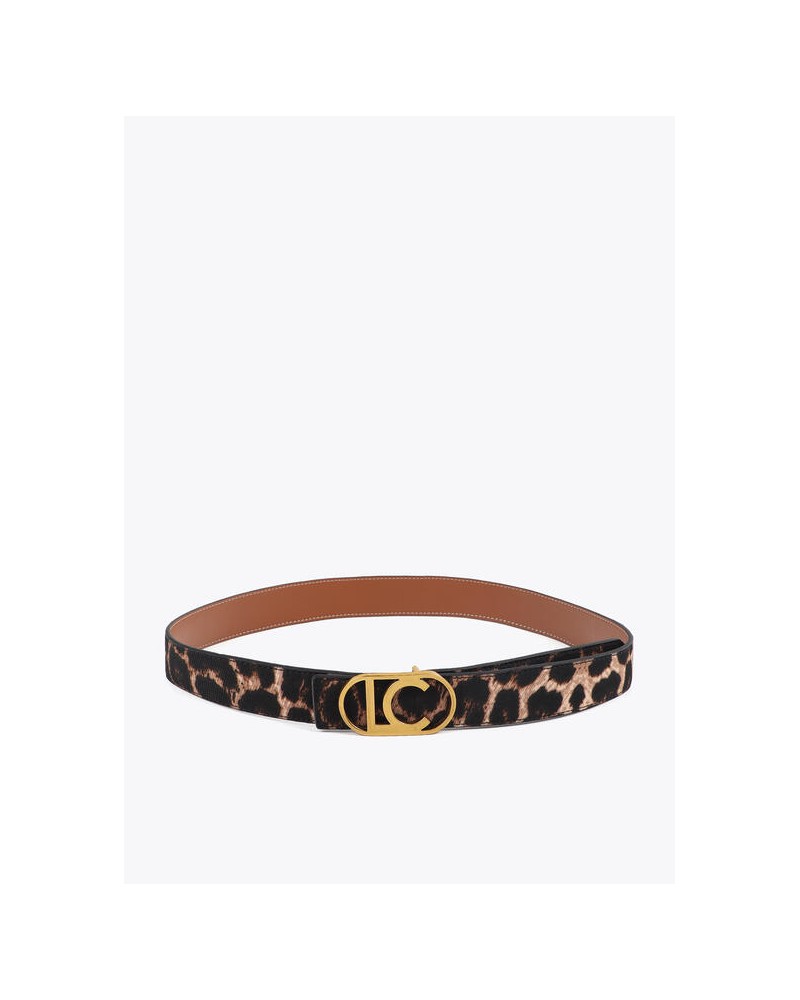 Cinturòn reversible animal print de Lola Casademunt