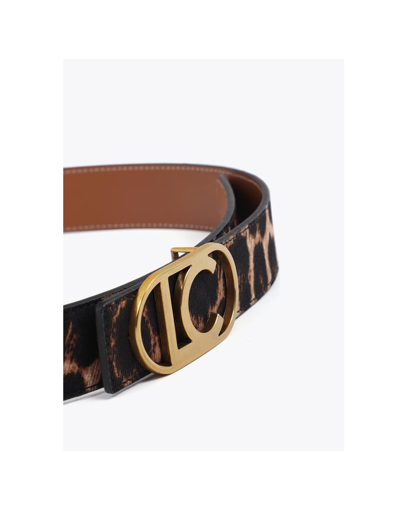 Cinturòn reversible animal print de Lola Casademunt