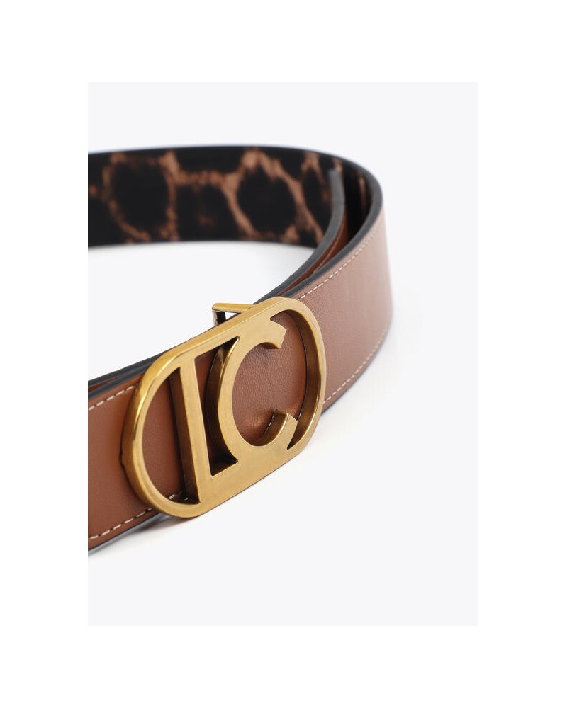 Cinturòn reversible animal print de Lola Casademunt