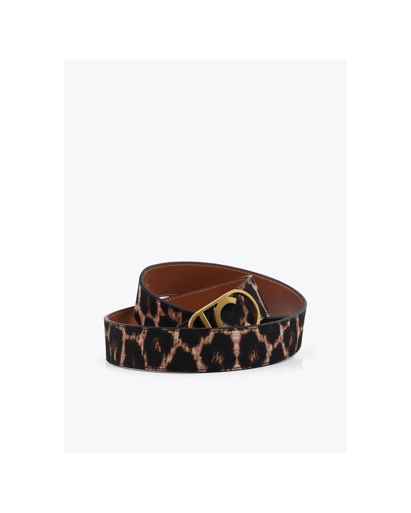 Cinturòn reversible animal print de Lola Casademunt
