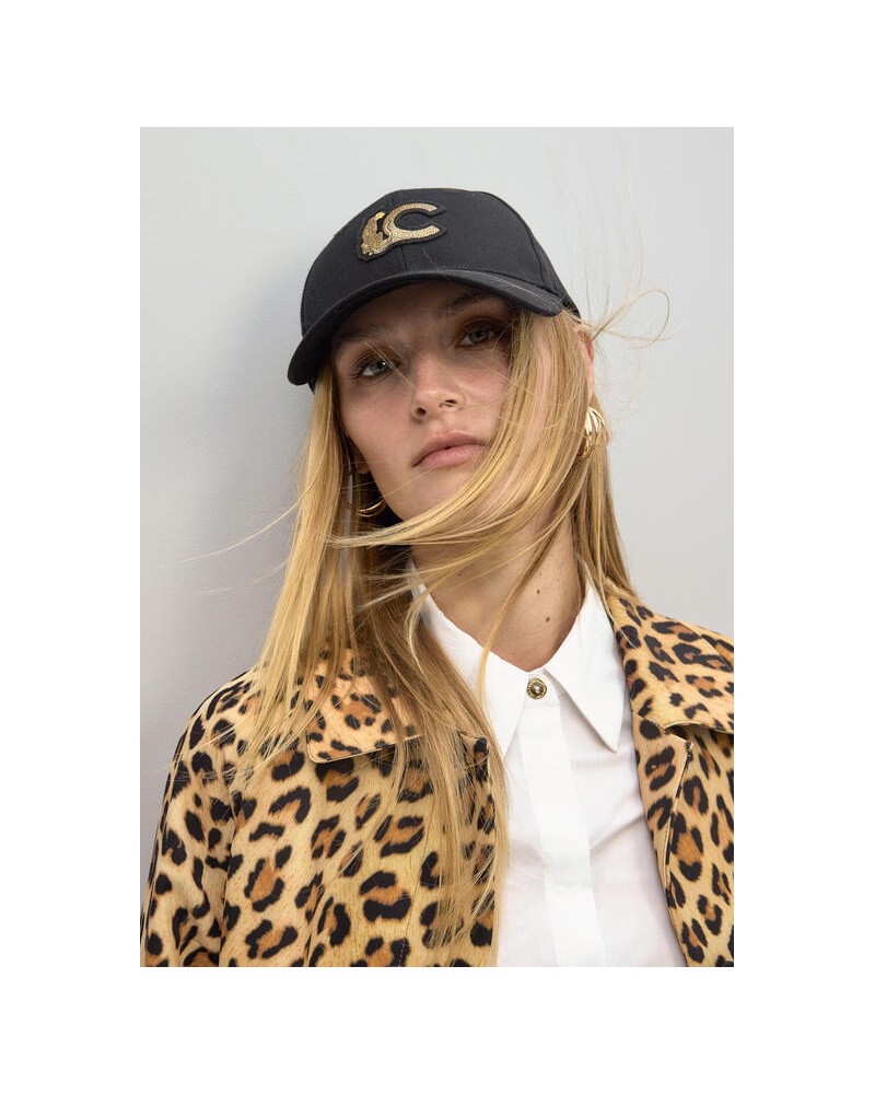 Gorra con detalle leopardo Lola Casademunt
