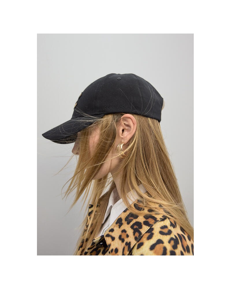 Gorra con detalle leopardo Lola Casademunt