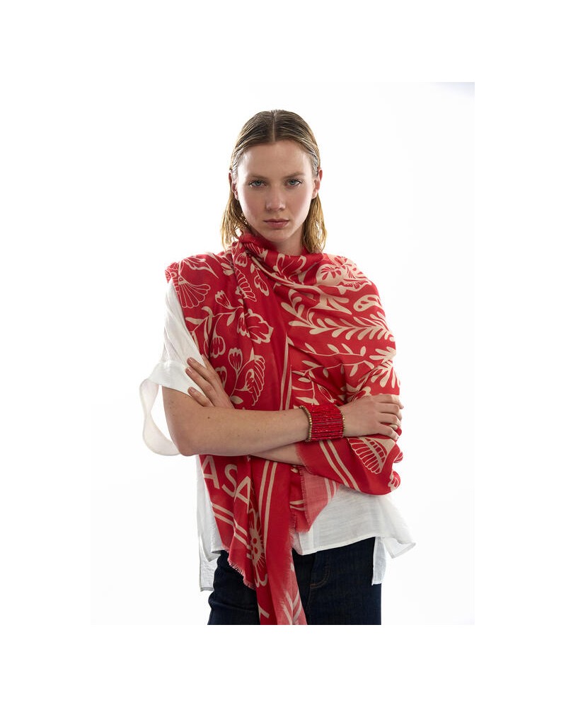 Pañuelo estampado flores Lola Casademunt