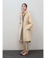 Gabardina oversize rayas Lola Casademunt