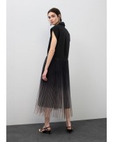 Vestido camisero falda tul Lola Casademunt