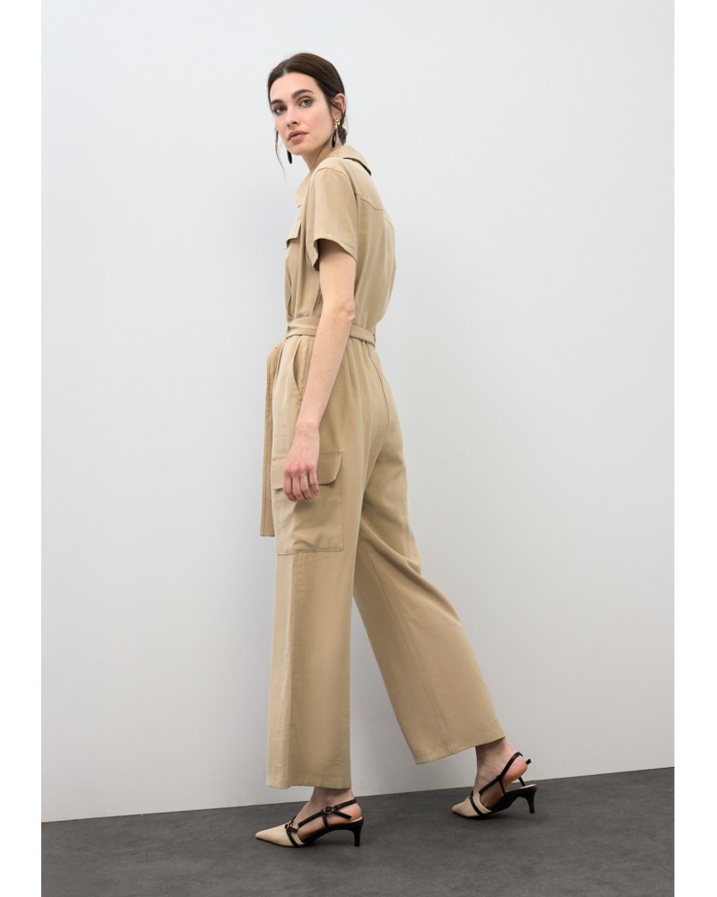 Mono cargo beige Lola Casademunt