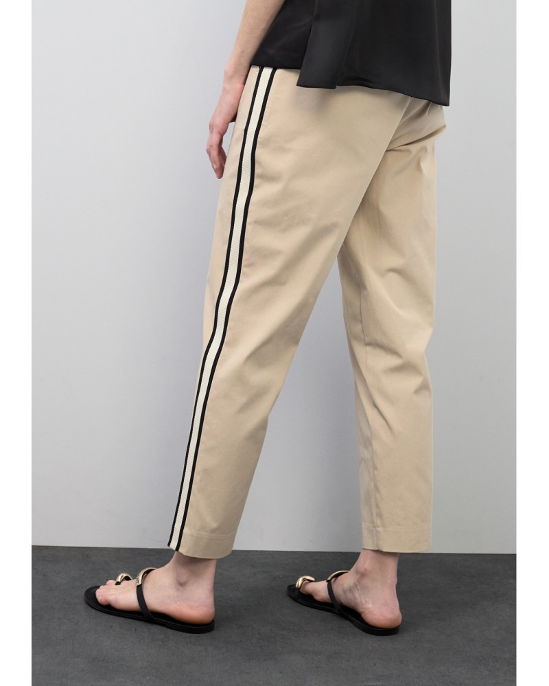 Pantalòn recto con cintas Lola Casademunt