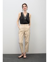 Pantalòn recto con cintas Lola Casademunt