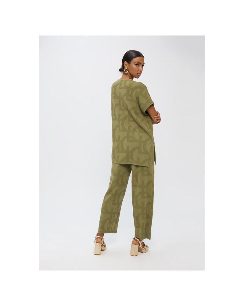 Pantalòn punto jacquard LC Lola Casademunt