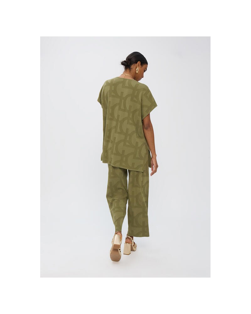 Pantalòn punto jacquard LC Lola Casademunt