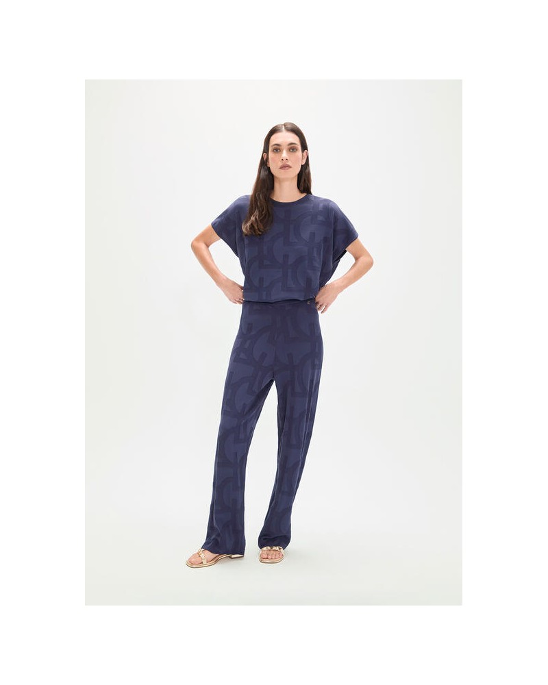 Pantalòn punto jacquard LC Lola Casademunt