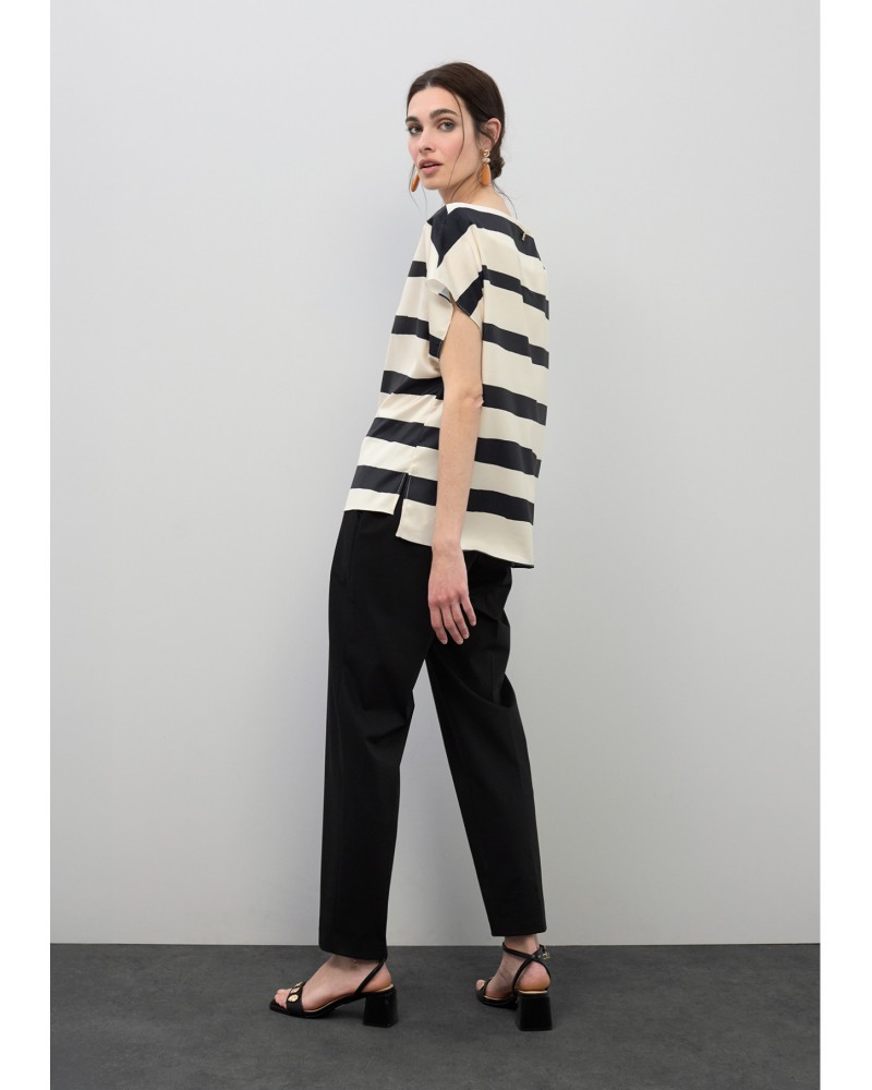 Blusa satinada rayas Lola Casademunt