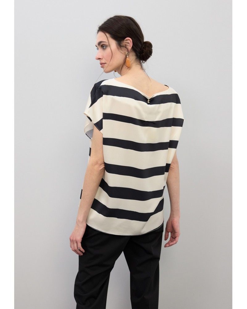 Blusa satinada rayas Lola Casademunt