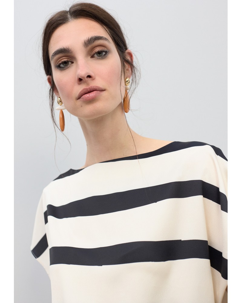 Blusa satinada rayas Lola Casademunt