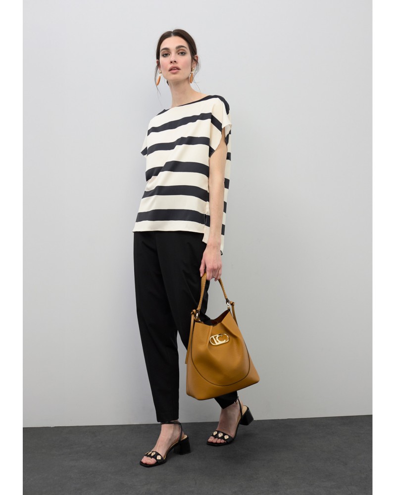 Blusa satinada rayas Lola Casademunt