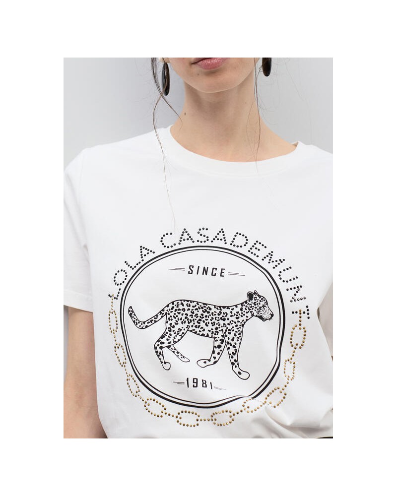 Camiseta tigre strass Lola Casademunt
