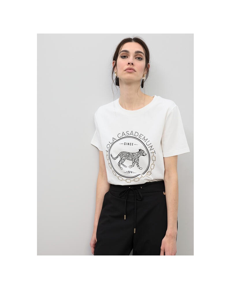 Camiseta tigre strass Lola Casademunt