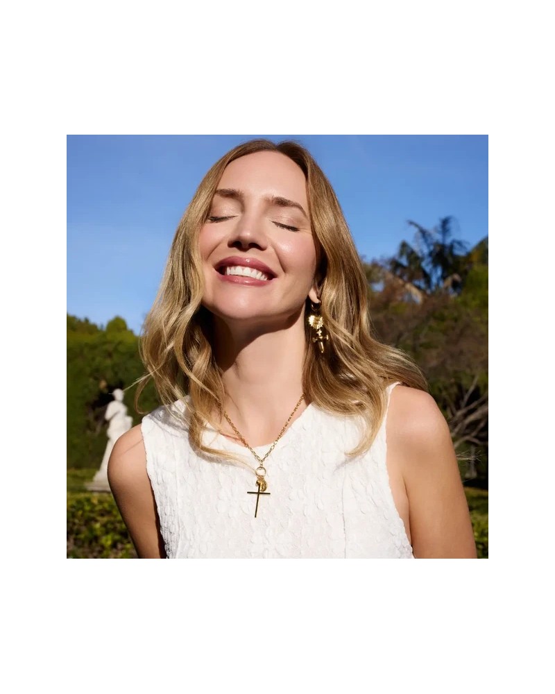 Collar cruz acero de Anartxy