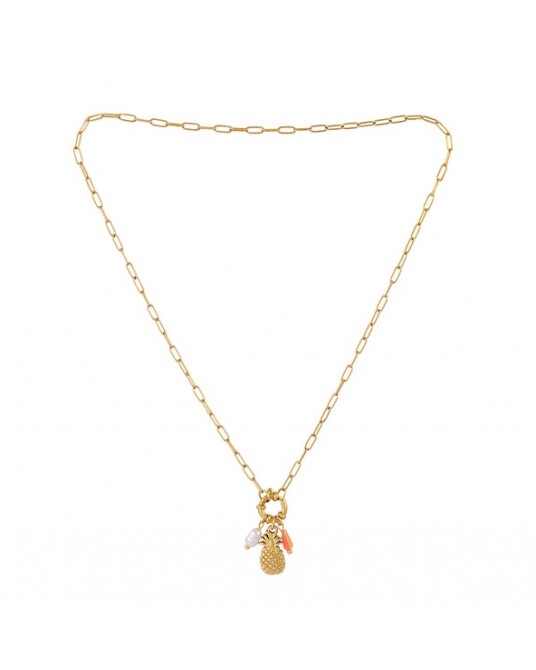 Collar piña acero Anartxy