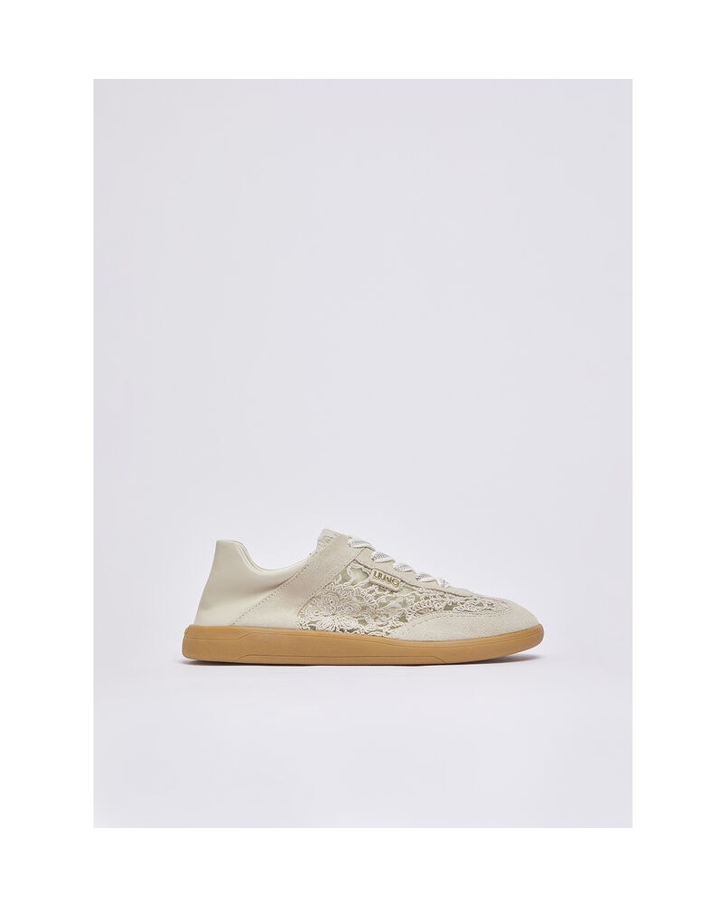 Zapatillas con bordado macramè de Liujo