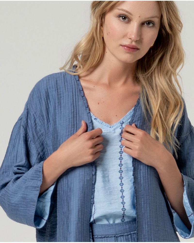 Kimono corto manga semi Surkana