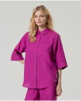 Camisa lino manga semi Surkana