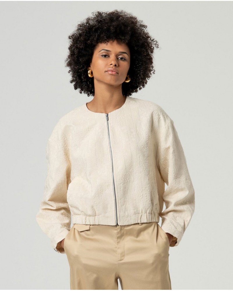 Chaqueta bomber crudo Surkana