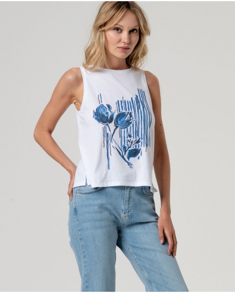 Pantalon recto Azul celeste Surkana