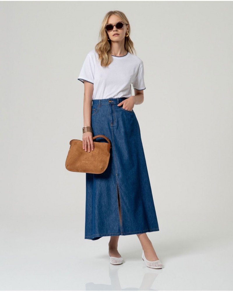 Falda maxi vaquera Surkana