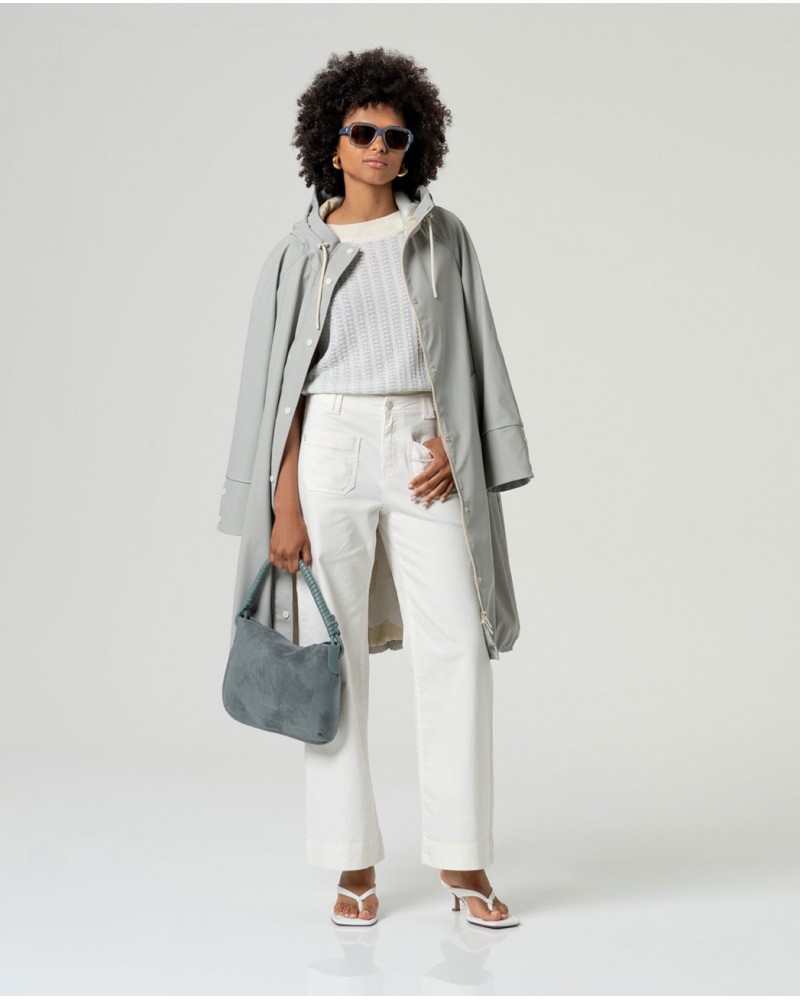 Pantalòn vaquero blanco ancho Surkana