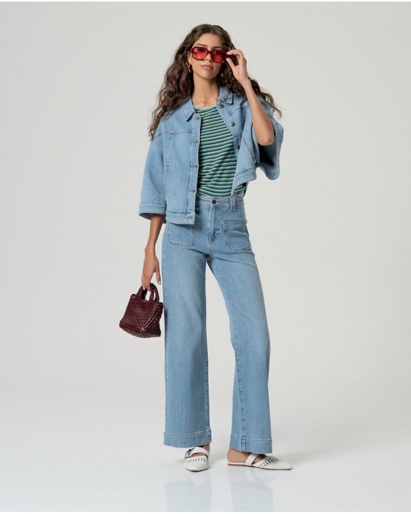 Pantalon ancho Azul Surkana