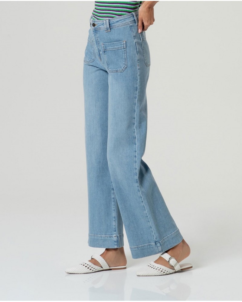 Pantalon ancho Azul Surkana