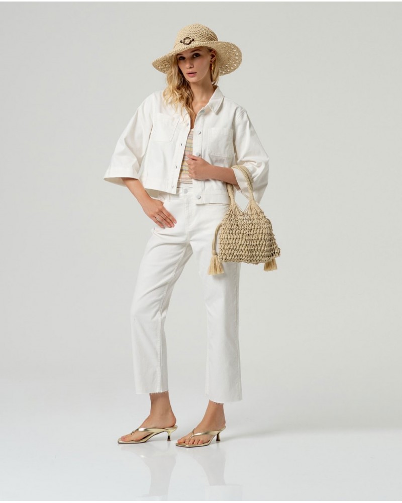 Pantalòn vaquero blanco Surkana