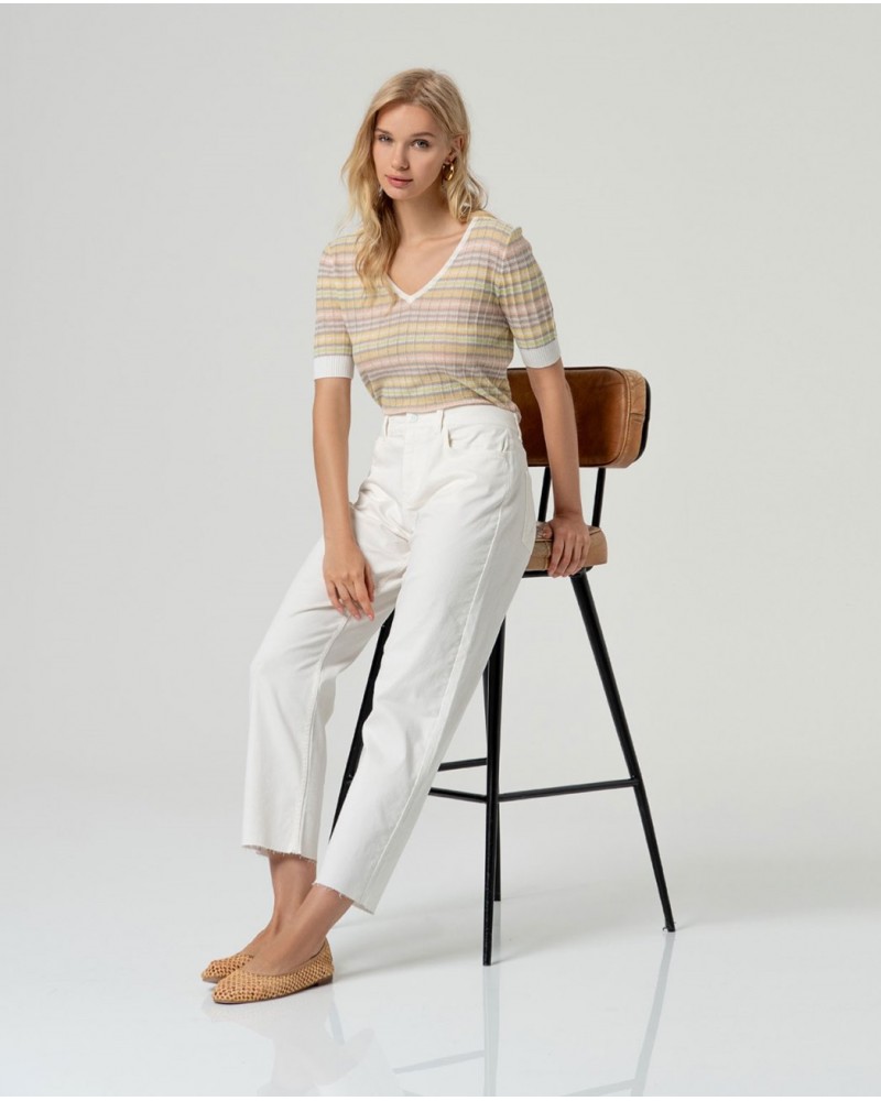 Pantalòn vaquero blanco Surkana