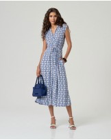 Vestido camisero estampado Surkana