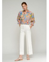 Pantalòn blanco ancho Vilagallo