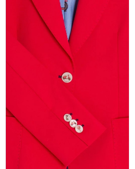 Chaqueta americana roja Vilagallo