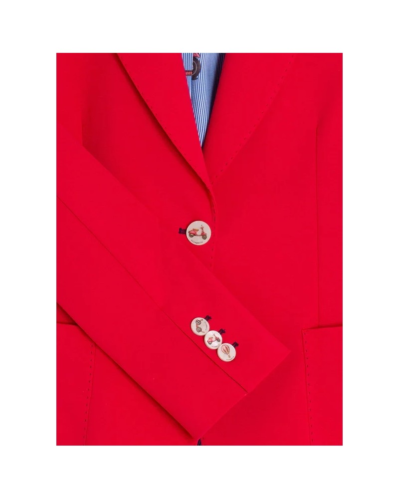 Chaqueta americana roja Vilagallo