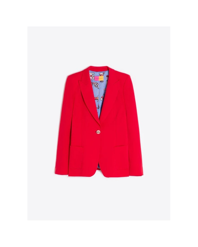 Chaqueta americana roja Vilagallo