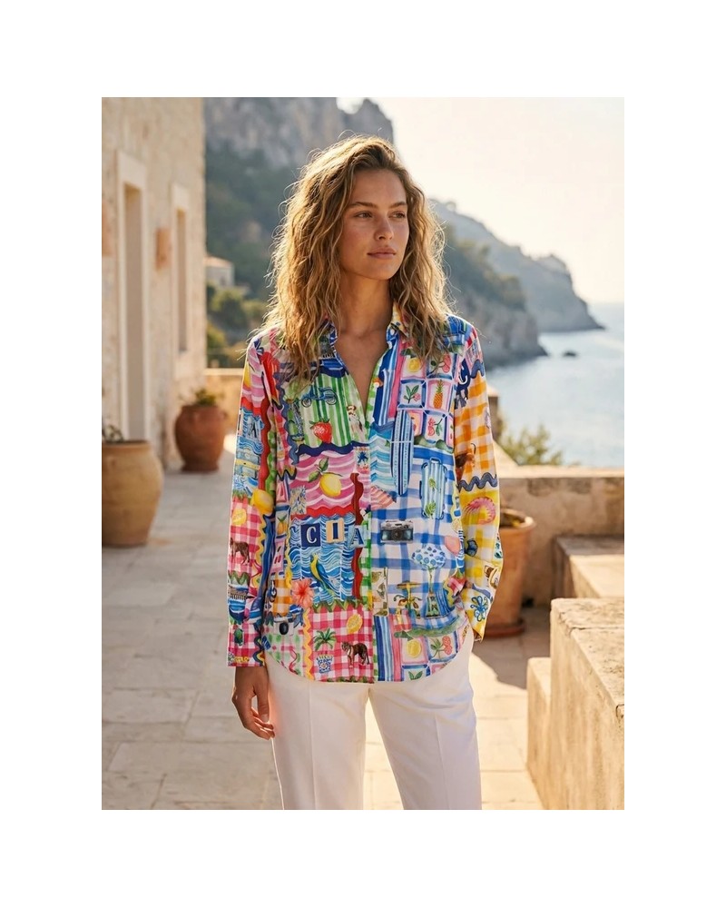 Camisa estampado Capri Vilagallo