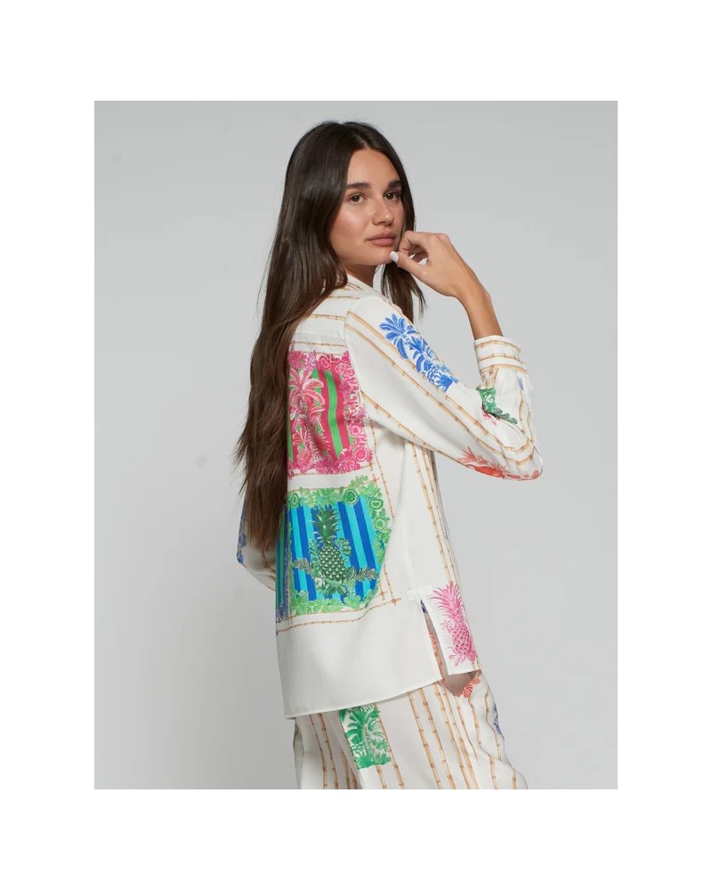 Camisa estampado bambù Vilagallo