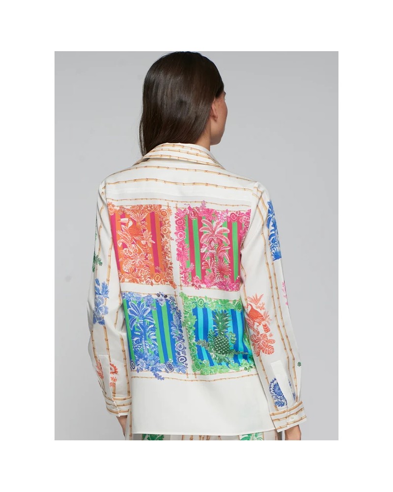 Camisa estampado bambù Vilagallo