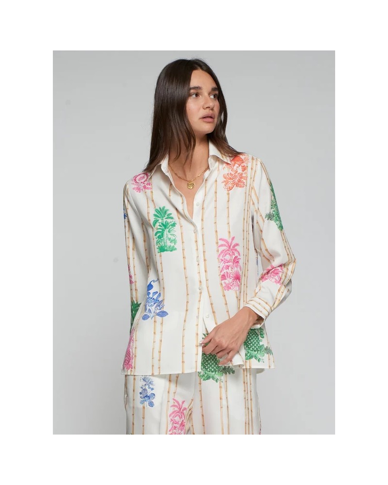 Camisa estampado bambù Vilagallo