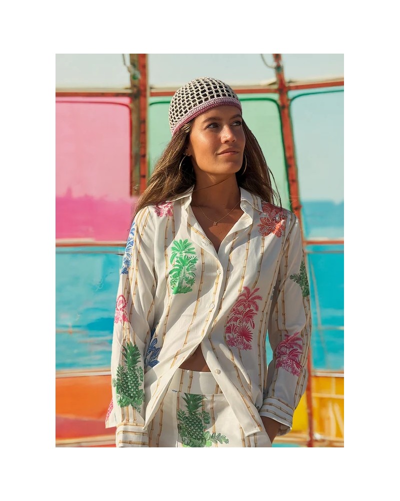 Camisa estampado bambù Vilagallo