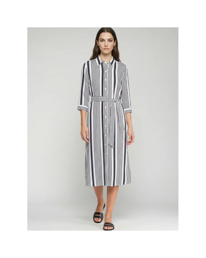 Vestido camisero rayas Vilagallo