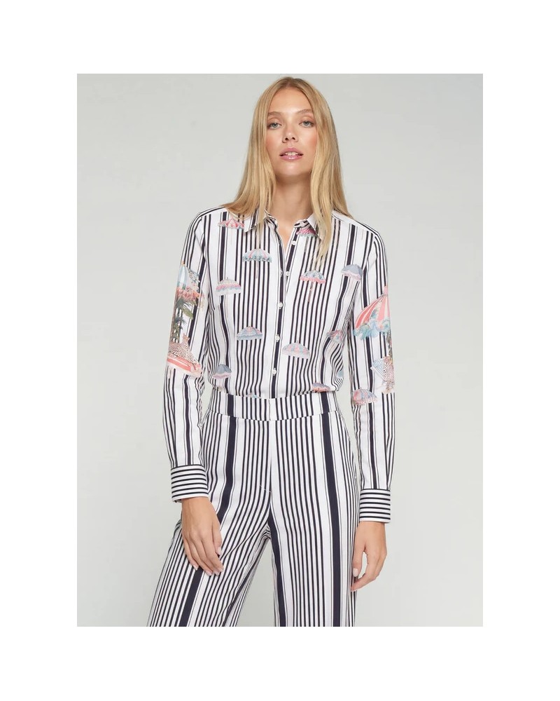 Camisa rayas negras Vilagallo